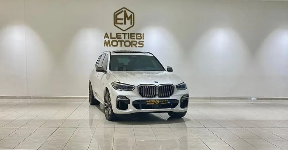 BMW X5 M50i 2021 MODEL YEAR WHITE COLOR GCC SPECS for sale on HiQuota
