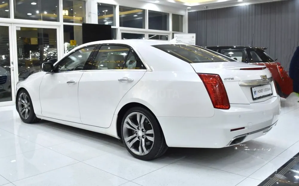 Cadillac CTS EXCELLENT DEAL for our Cadillac CTS 3.6 ( 2016 Model ) in White Color GCC Specs for sale on HiQuota