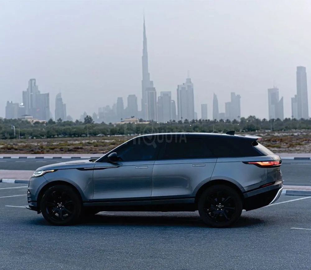 Range Rover velar Year 2019 Color GRAY Interior BROWN for sale on HiQuota