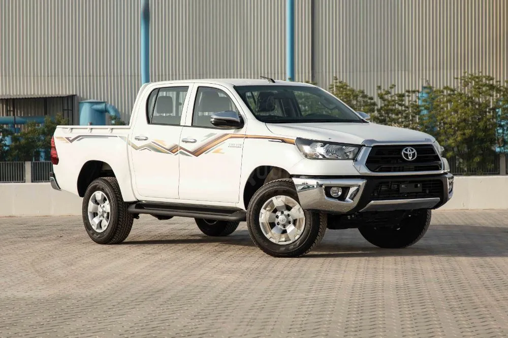 2024 Toyota Hilux 4X4 DC 2.4 DLX - Super White with Black | Export Price for sale on HiQuota