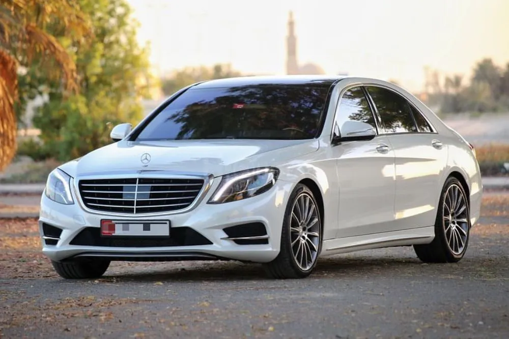 Mercedes (S500) Model: 2014 Colour: white in espresso for sale on HiQuota
