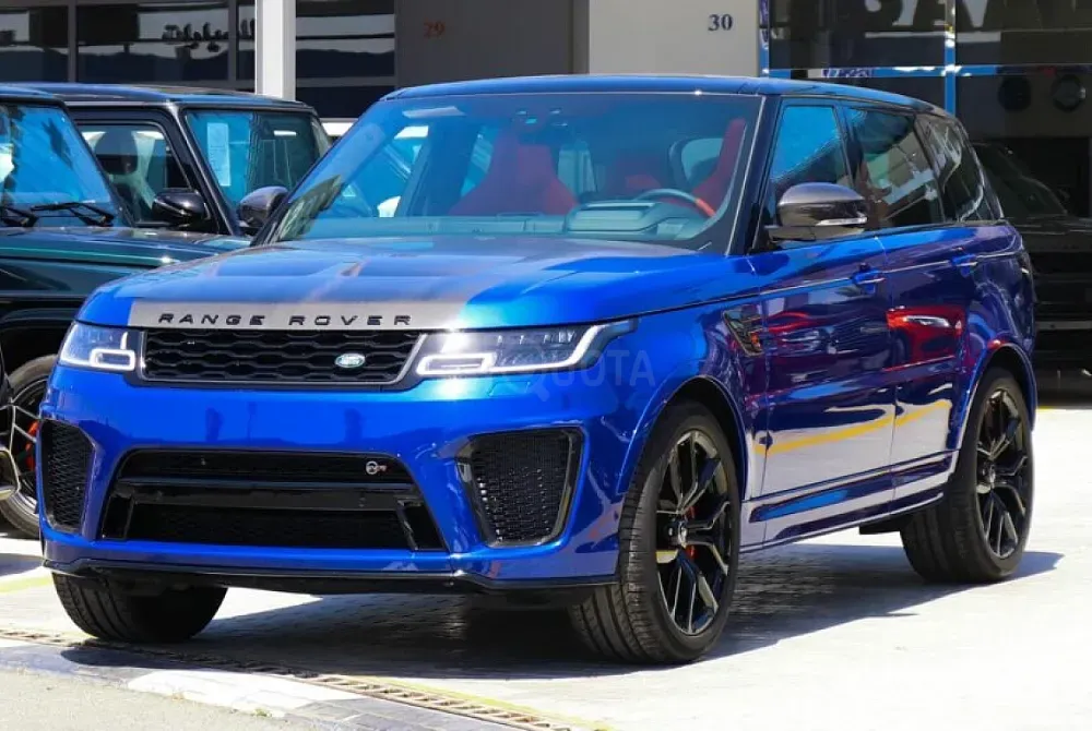 RANGE ROVER SPORT SVR 2022 MODEL YEAR BLUE COLOR for sale on HiQuota
