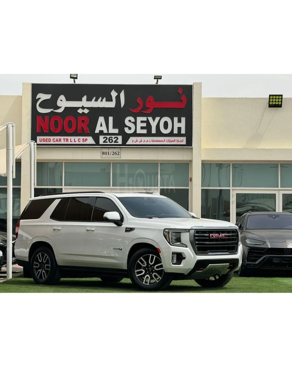 GMC YUKON AT4 GCC 2021 Service history (under warranty) Original paint No accidents Full option