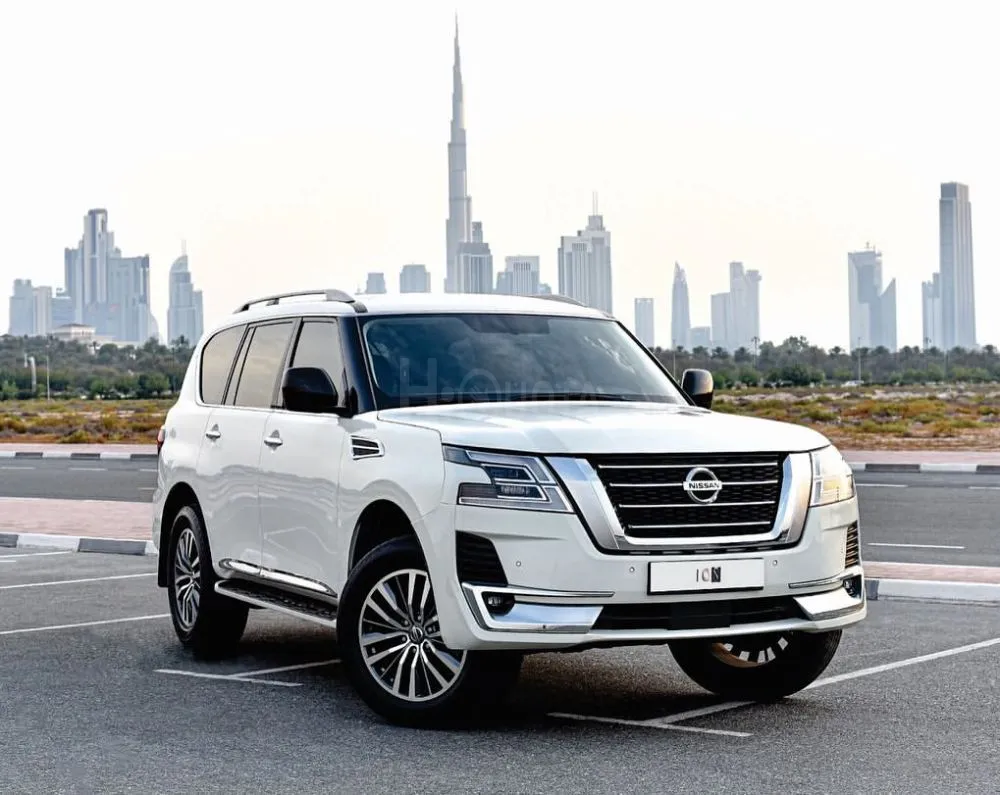 NISSAN PATROL Year 2019 Color WHITE Interior TAN for sale on HiQuota