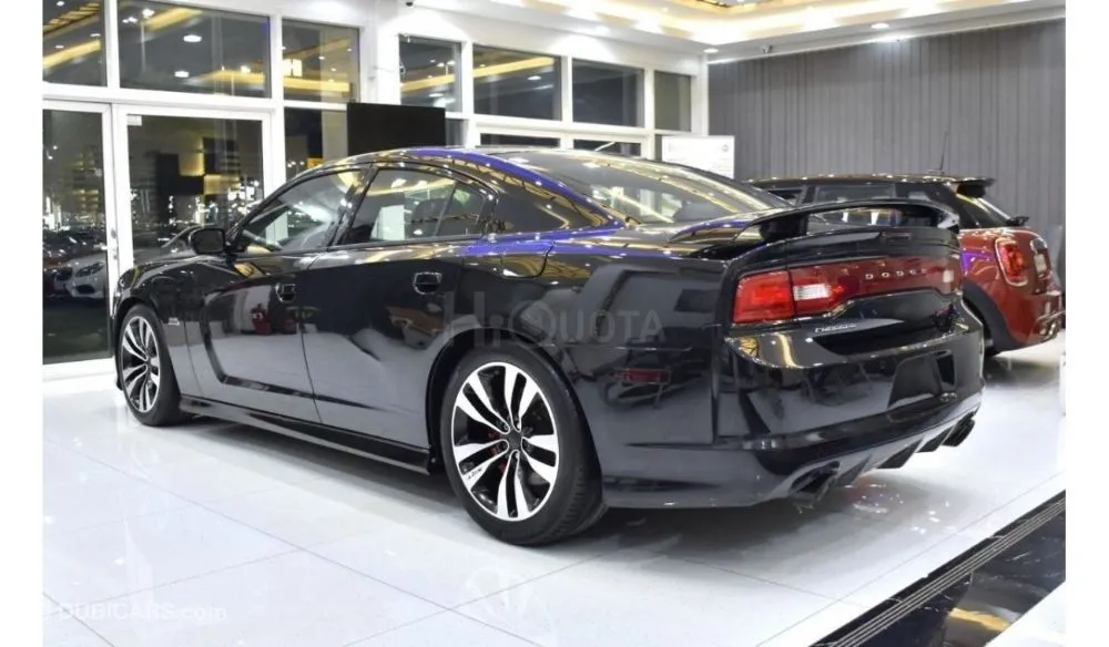 EXCELLENT DEAL for our Dodge Charger SRT8 ( 2013 Model ) in Black Color GCC Specs for sale on HiQuota