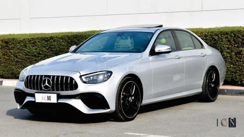 MERCEDES E 300 Color SILVER Interior Beige for sale on HiQuota