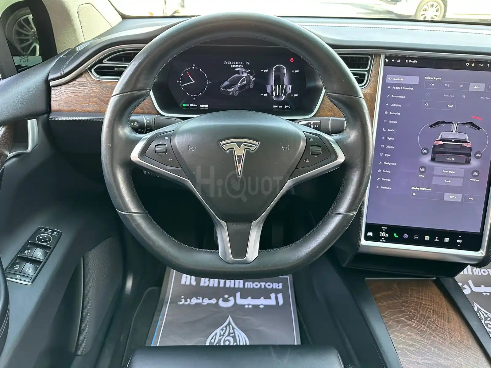 Tesla MODEL X 100D, black for sale on HiQuota