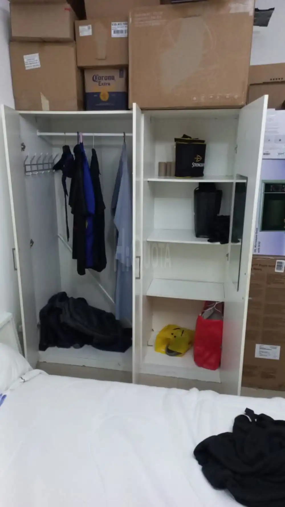 Ikea Bed & Matress, Tv Unit, Wardrobe & Coffee Table