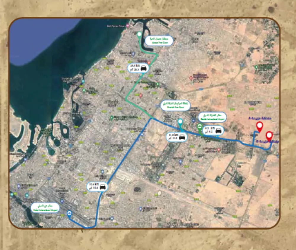 للبيع في الشارقة اراضي سكنية مشروع مزيرع