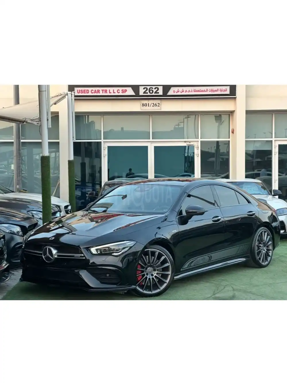 MERCEDES BENZ AMG CLA35 GCC 2023 Edition 55 ( Special Order ) Full Service History ( Under Warranty ) Original Paint Zero Accidents Recaro Seats Full option Full Carbon Fibe