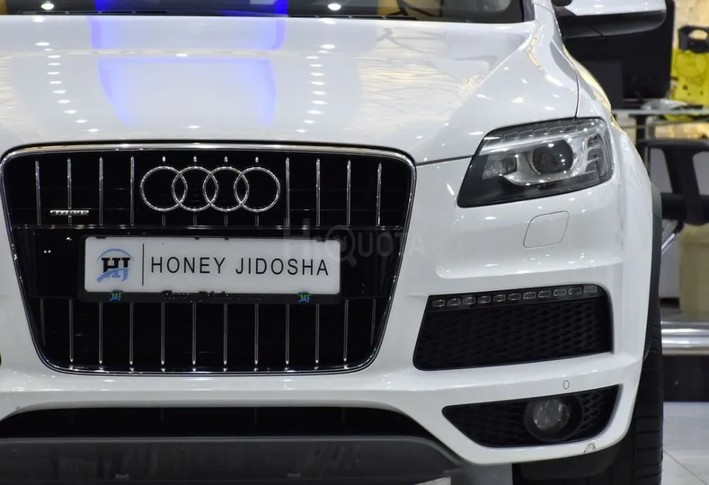 Audi Q7 EXCELLENT DEAL for our Audi Q7 S-Line QUATTRO ( 2015 Model ) in White Color GCC Specs for sale on HiQuota