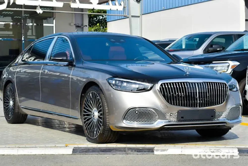 MERCEDES S680 MAYBACH 2022 TWO TONE SILVER - BLACK for sale on HiQuota