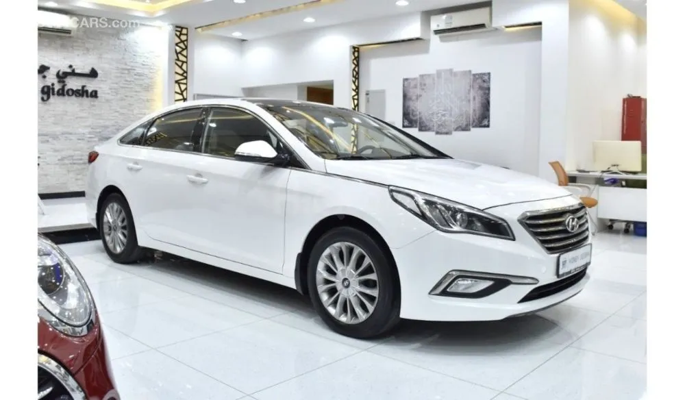 Hyundai Sonata EXCELLENT DEAL for our Hyundai Sonata ( 2017 Model ) in White Color GCC Specs for sale on HiQuota