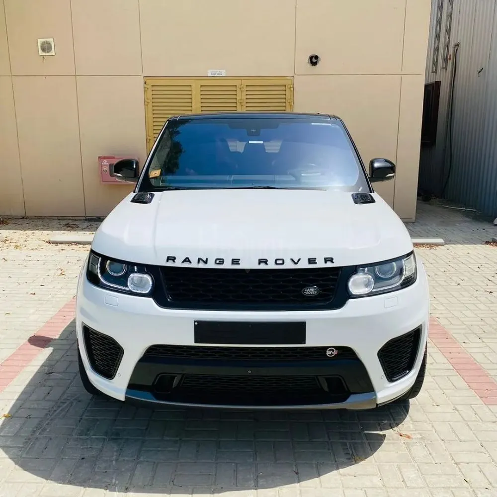Range Rover Sport SVR Supercharged 8 cylinder GCC Full option + leather upholstery for sale on HiQuota