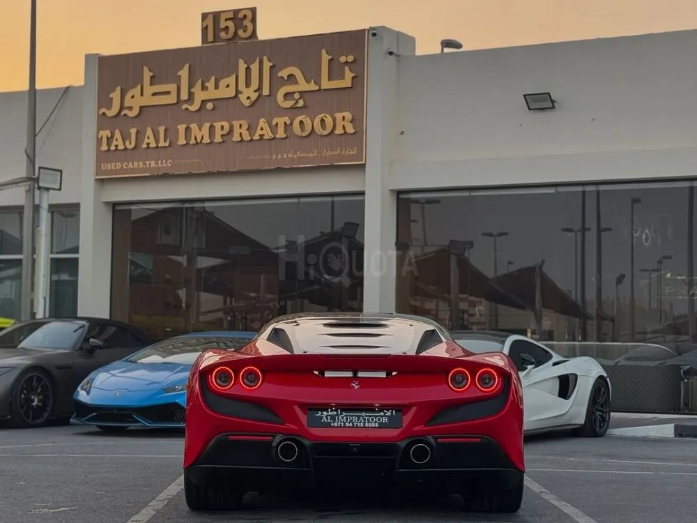 Ferrari F8 TRIBUTO 2020 3.9-litre V8 engine