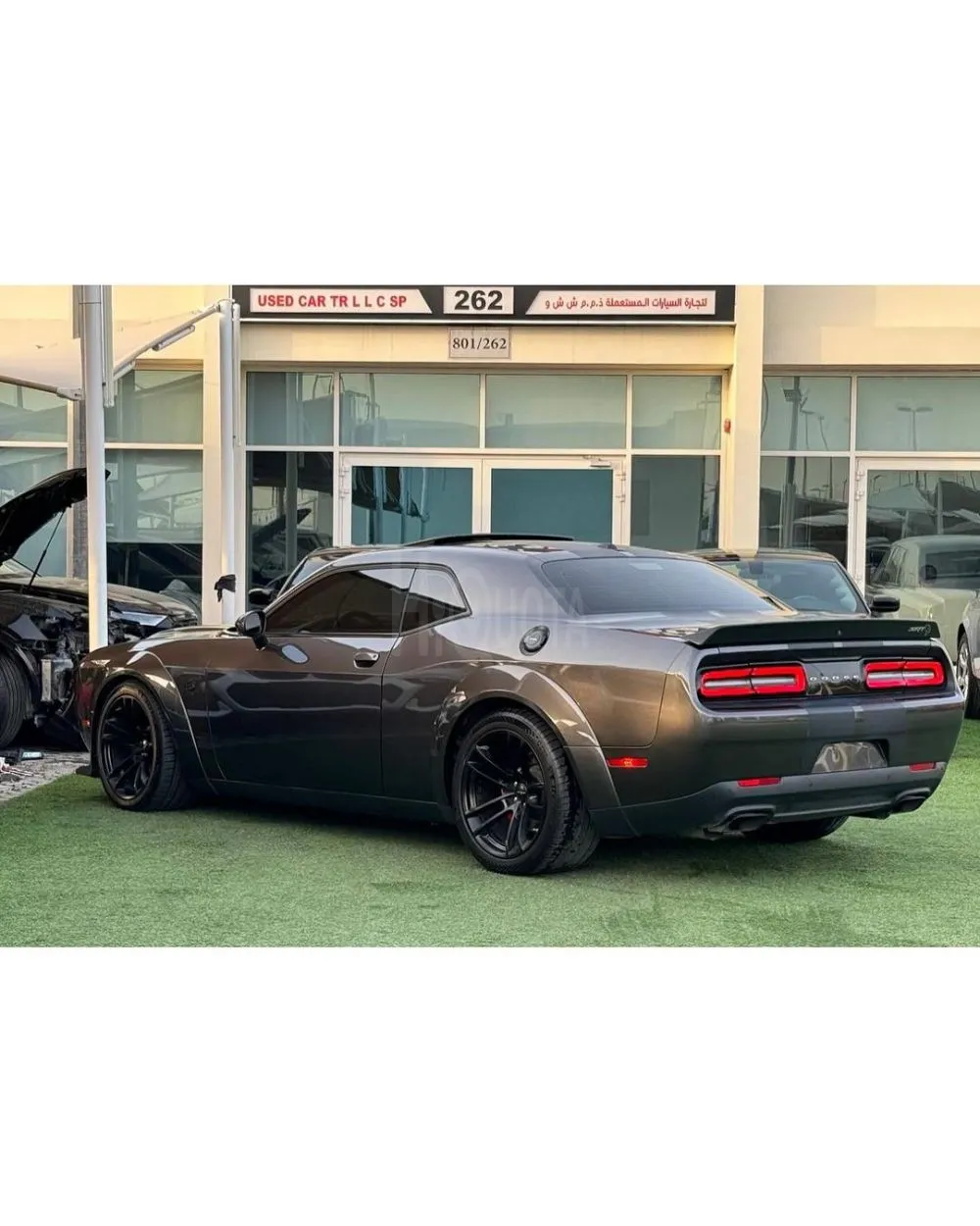 DODGE CHALLENGER HELLCAT REDEYE SRT 2020 WIDEBODY ORIGINAL GCC FULL OPTION ( 797HP ) Service history Under warranty Last call for sale on HiQuota