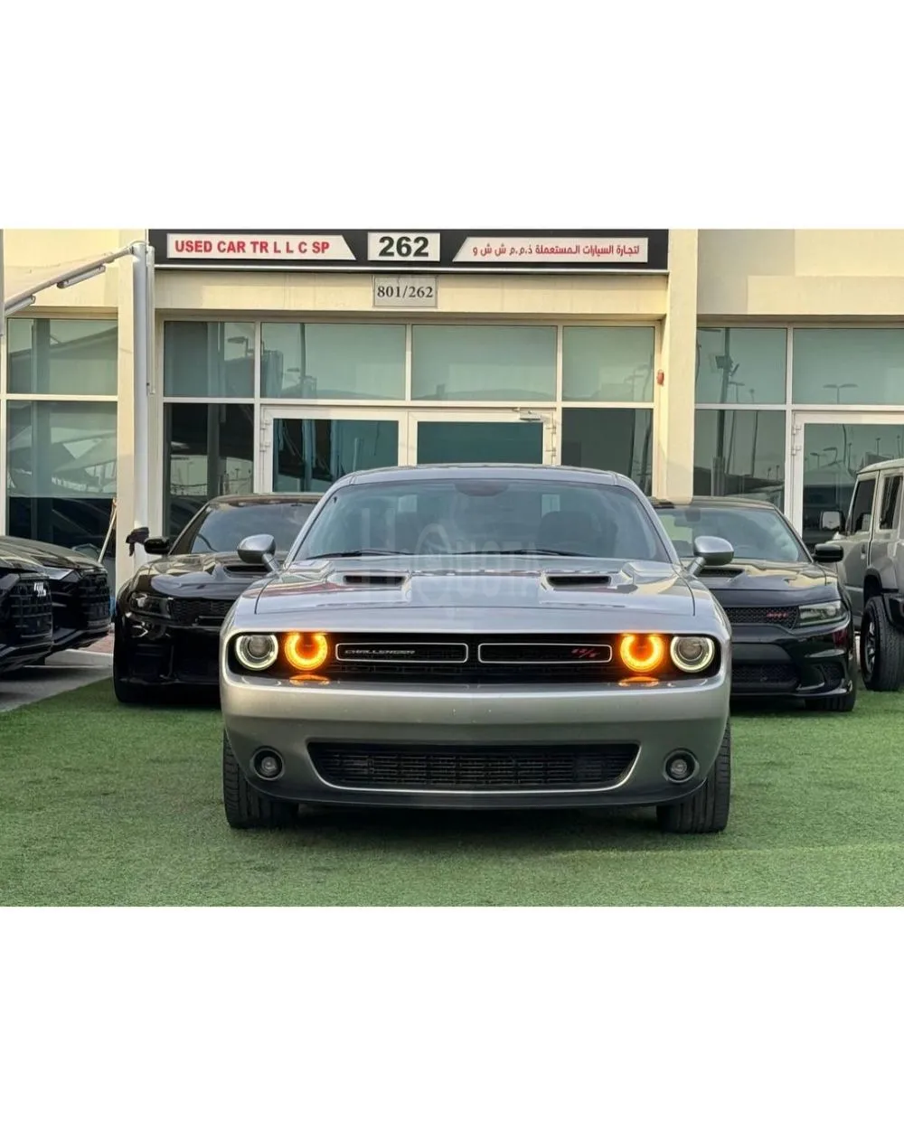 DODGE CHALLENGER RT 5.7 V8 GCC 2018 Service history ( under warranty) Original paint zero accidents