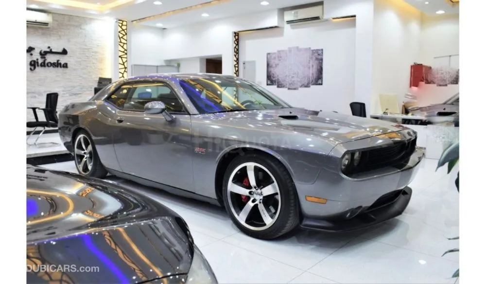 Dodge Challenger SRT8 EXCELLENT DEAL for our Dodge Challenger SRT 392HEMI ( 2012 Model ) in Grey Color GCC Specs for sale on HiQuota