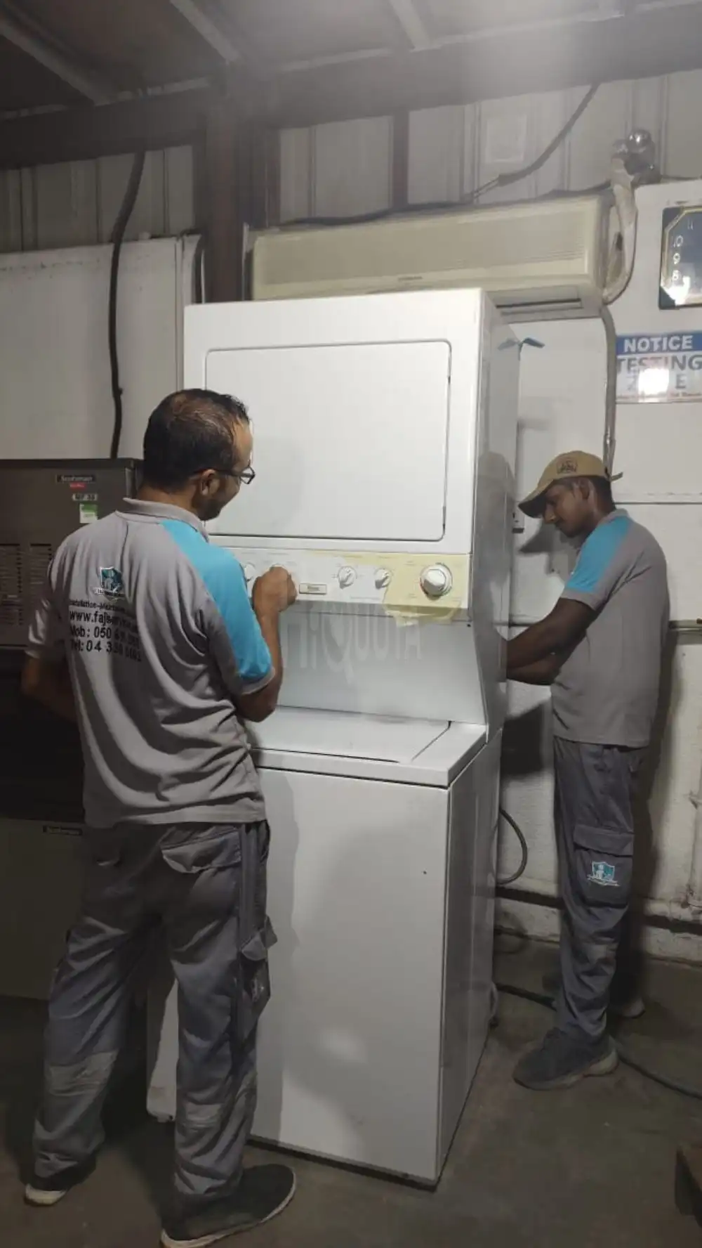 Commercial Laundry Equipment Service in Dubai by FAJ Technical Services LLC