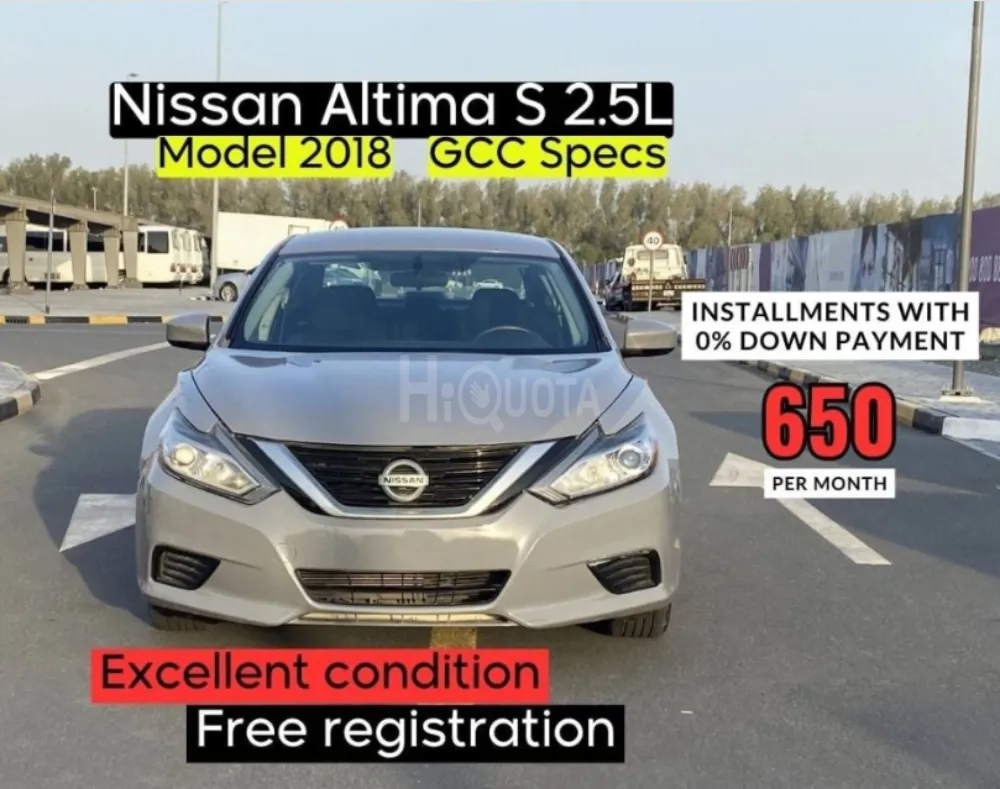 Nissan Altima S GCC specs 2018 model Good condition for sale on HiQuota
