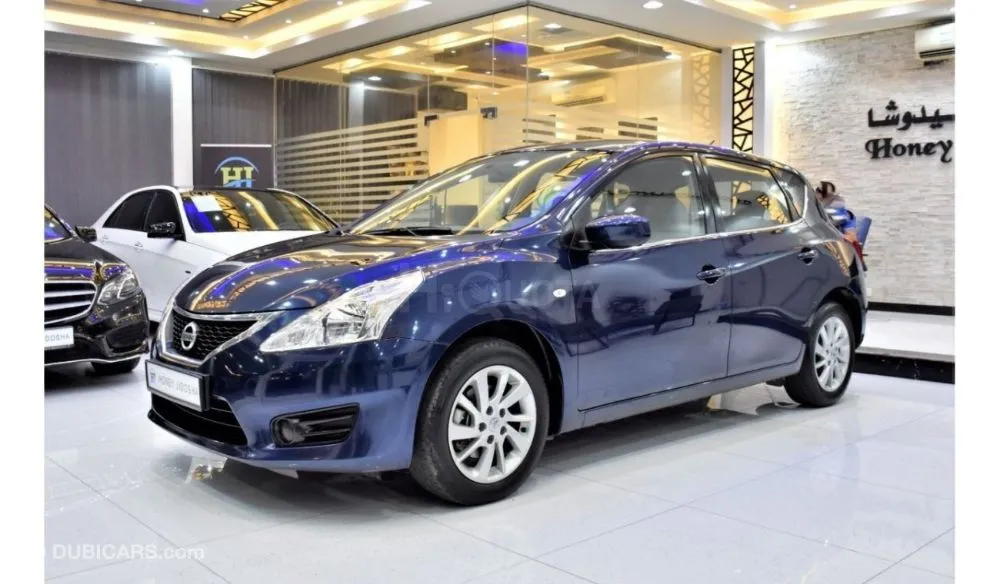 Nissan Tiida EXCELLENT DEAL for our Nissan Tiida ( 2016 Model ) in Blue Color GCC Specs for sale on HiQuota