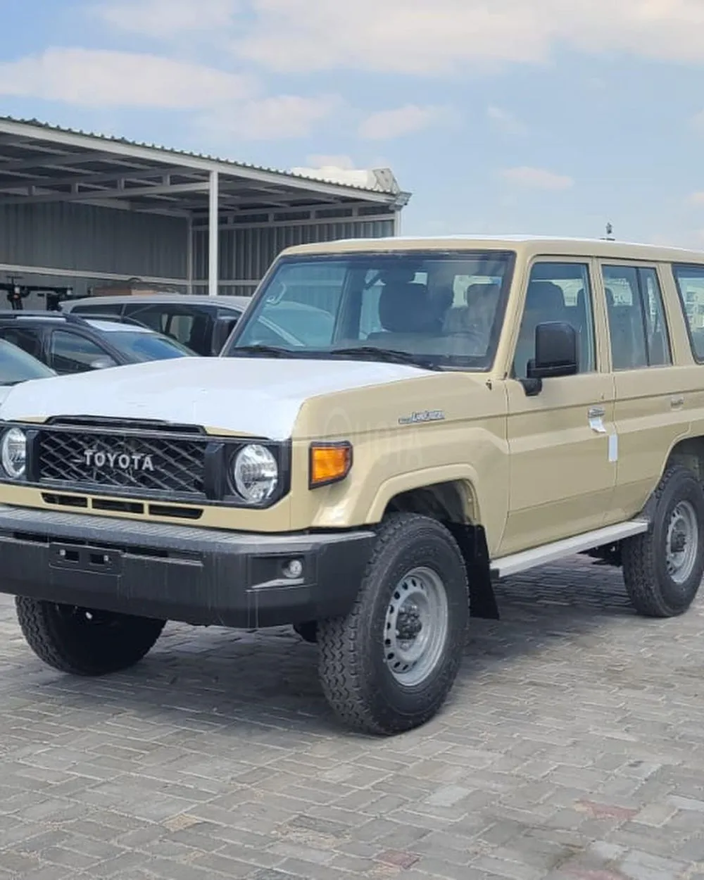 TOYOTA LAND CRUISER LC76 HARDTOP 4.2L DIESEL MODEL YEAR 2024 COLOR BEIGE for sale on HiQuota