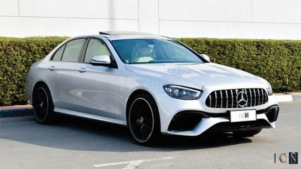 MERCEDES E 300 Color SILVER Interior Beige for sale on HiQuota