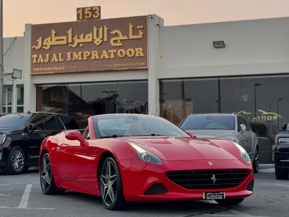 FERRARI CALIFORNIA-T SPIDER 2016 GCC V8 FULL SERVICE NO HAVE ANY ISSUES