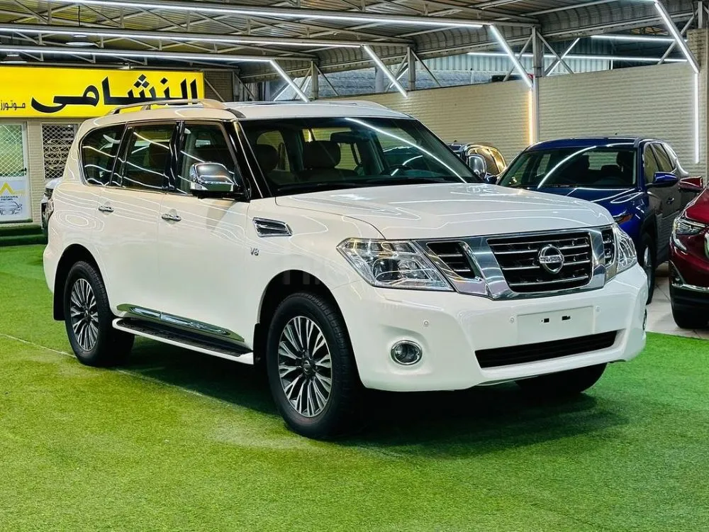 Nissan Patrol, Platinum, small machine, 2016 model, Gulf specifications, in agency condition for sale on HiQuota