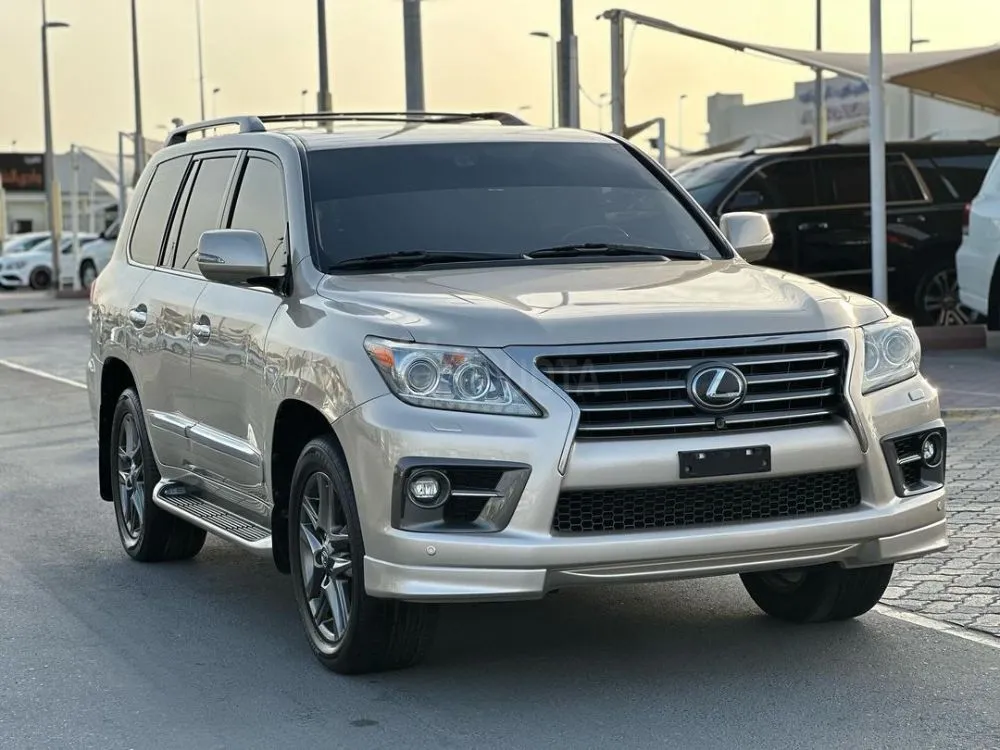 Lexus LX 570 2014  GCC  color is golden inside saffron for sale on HiQuota