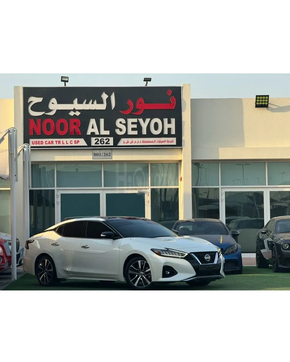 NISSAN MAXIMA GCC 2022 Service history under warranty Original paint Zero accidents