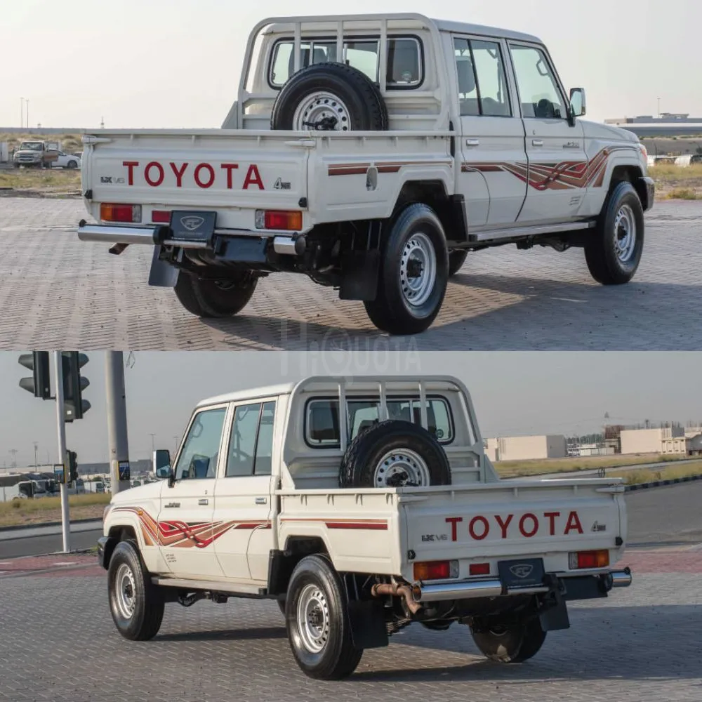 TOYOTA - LAND CRUISER LX 4WD DOUBLE CABIN PICKUP - 2022  تويوتا - لاند كروزر إل إكس دفع رباعي كابينة مزدوجة بيك أب for sale on HiQuota