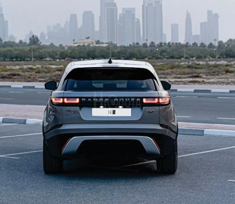 Range Rover velar Year 2019 Color GRAY Interior BROWN for sale on HiQuota