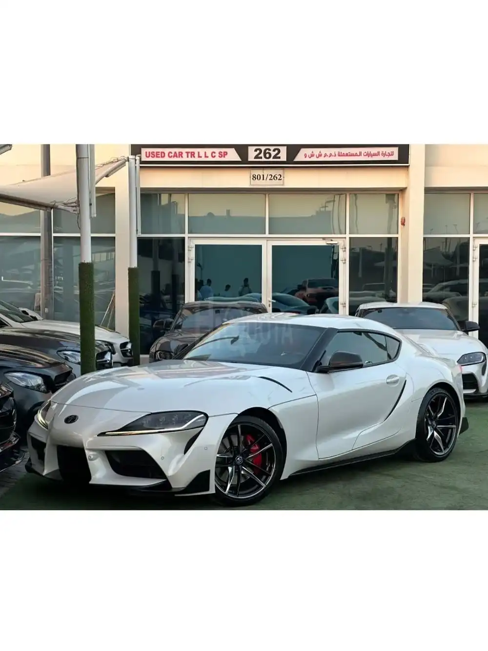 TOYOTA SUPRA GR GCC 2020 Full Service History ( Al Futtaim ) Original Paint Zero Accidents Low Mileage V6 full option full Carbon Fiber