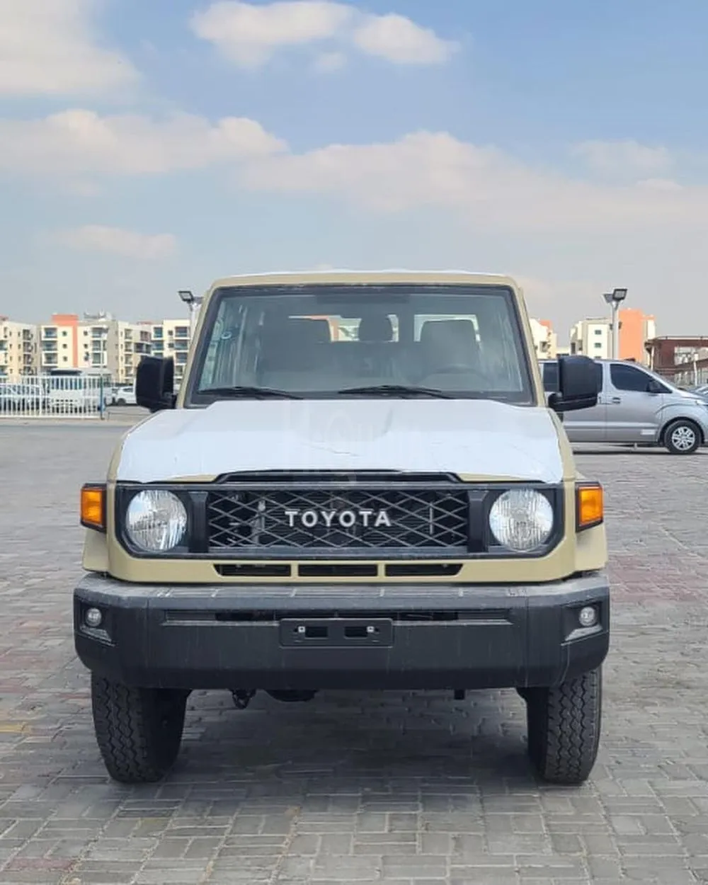 TOYOTA LAND CRUISER LC76 HARDTOP 4.2L DIESEL MODEL YEAR 2024 COLOR BEIGE for sale on HiQuota