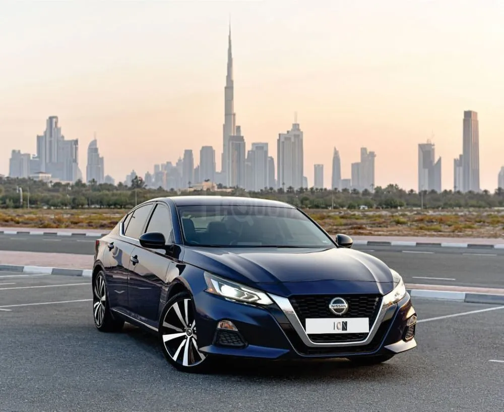 NISSAN ALTIMA Year 2019 Color BLUE Interior BLACK for sale on HiQuota