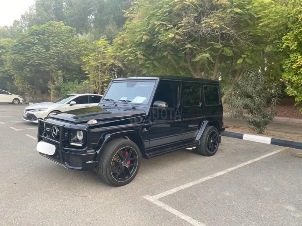 Mercedes G63 Model: 2014 Color: black inside red + black Specifications: full  Condition: Agency dyeing for sale on HiQuota