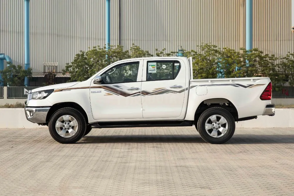 2024 Toyota Hilux 4X4 DC 2.4 DLX - Super White with Black | Export Price for sale on HiQuota