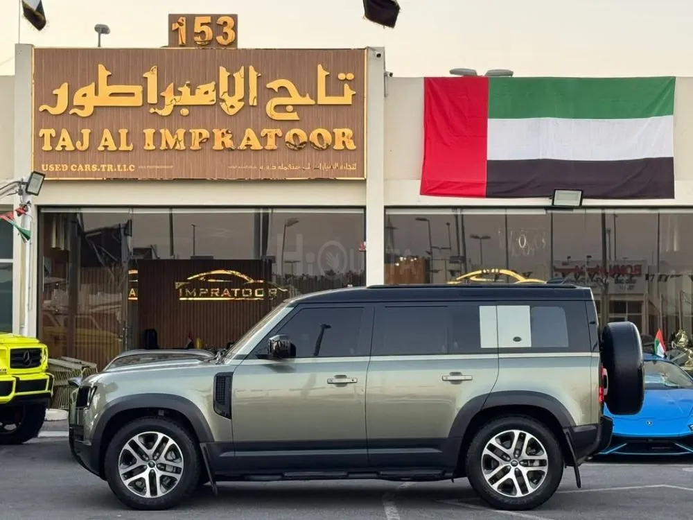 LANDEROVER DEFENDER 2021 SE GCC ALTAYER VERY GOOD CONDITION VERY CLEAN CAR FULL OPTION FULL V6 P400 RING WHEEL 22