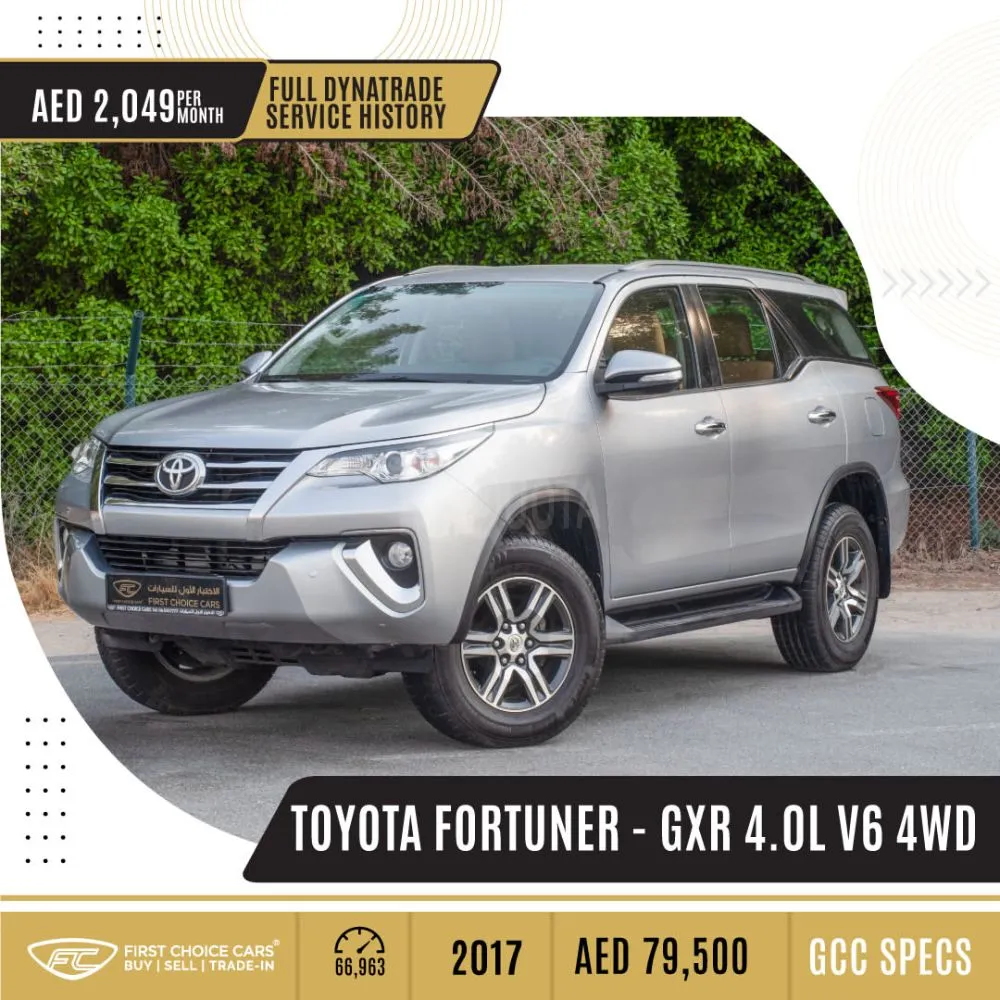 TOYOTA FORTUNER - GXR 4.0L V6 4WD - 2017
