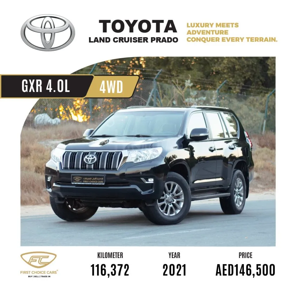 TOYOTA LAND CRUISER PRADO | GXR - 2021 for sale on HiQuota