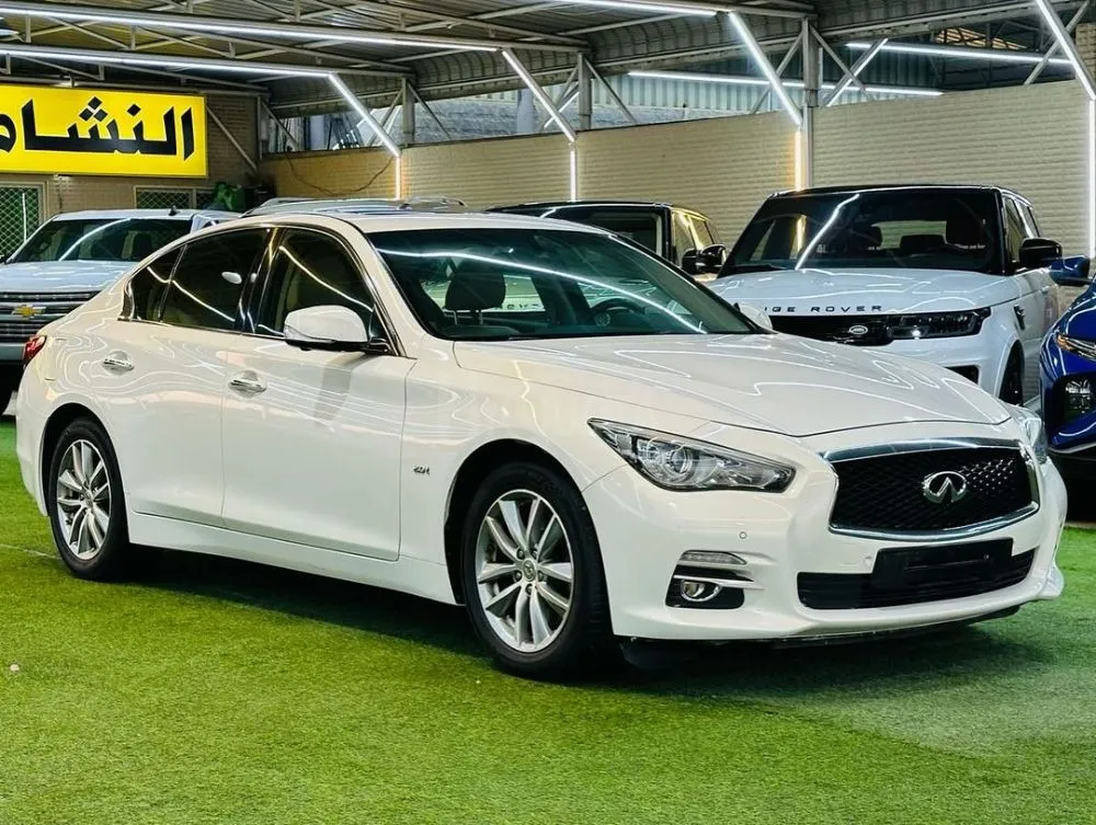 Infiniti Q50, 2014 model, Gulf specifications, very excellent condition, first owner from the agency for sale on HiQuota