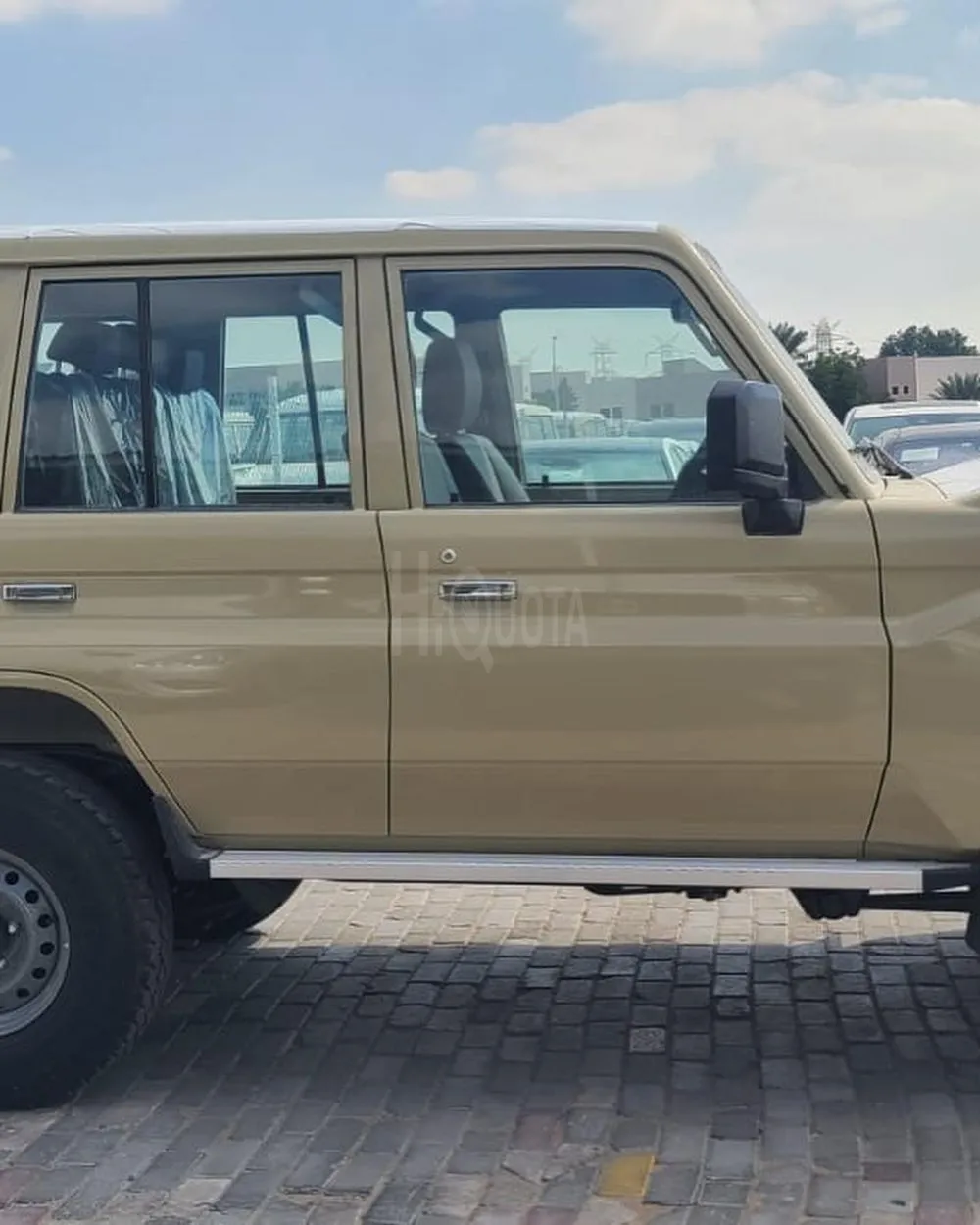 TOYOTA LAND CRUISER LC76 HARDTOP 4.2L DIESEL MODEL YEAR 2024 COLOR BEIGE for sale on HiQuota