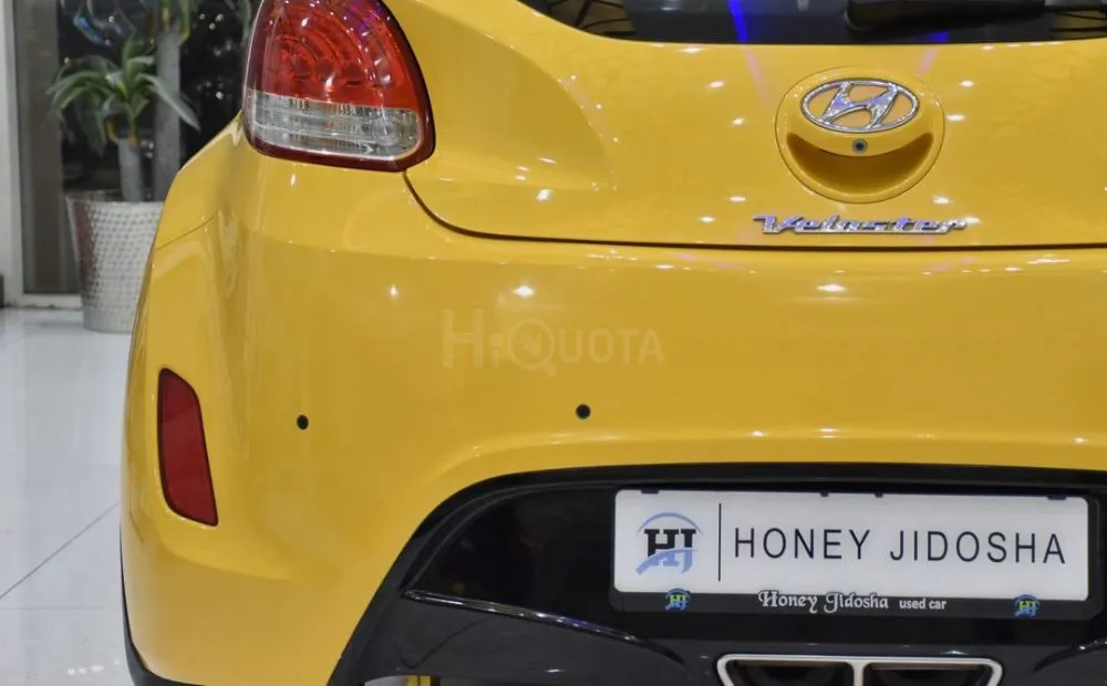 EXCELLENT DEAL for our Hyundai Veloster 1.6L ( 2015 Model ) in Yellow Color GCC Specs for sale on HiQuota