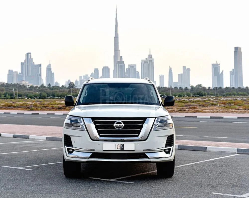NISSAN PATROL Year 2019 Color WHITE Interior TAN for sale on HiQuota