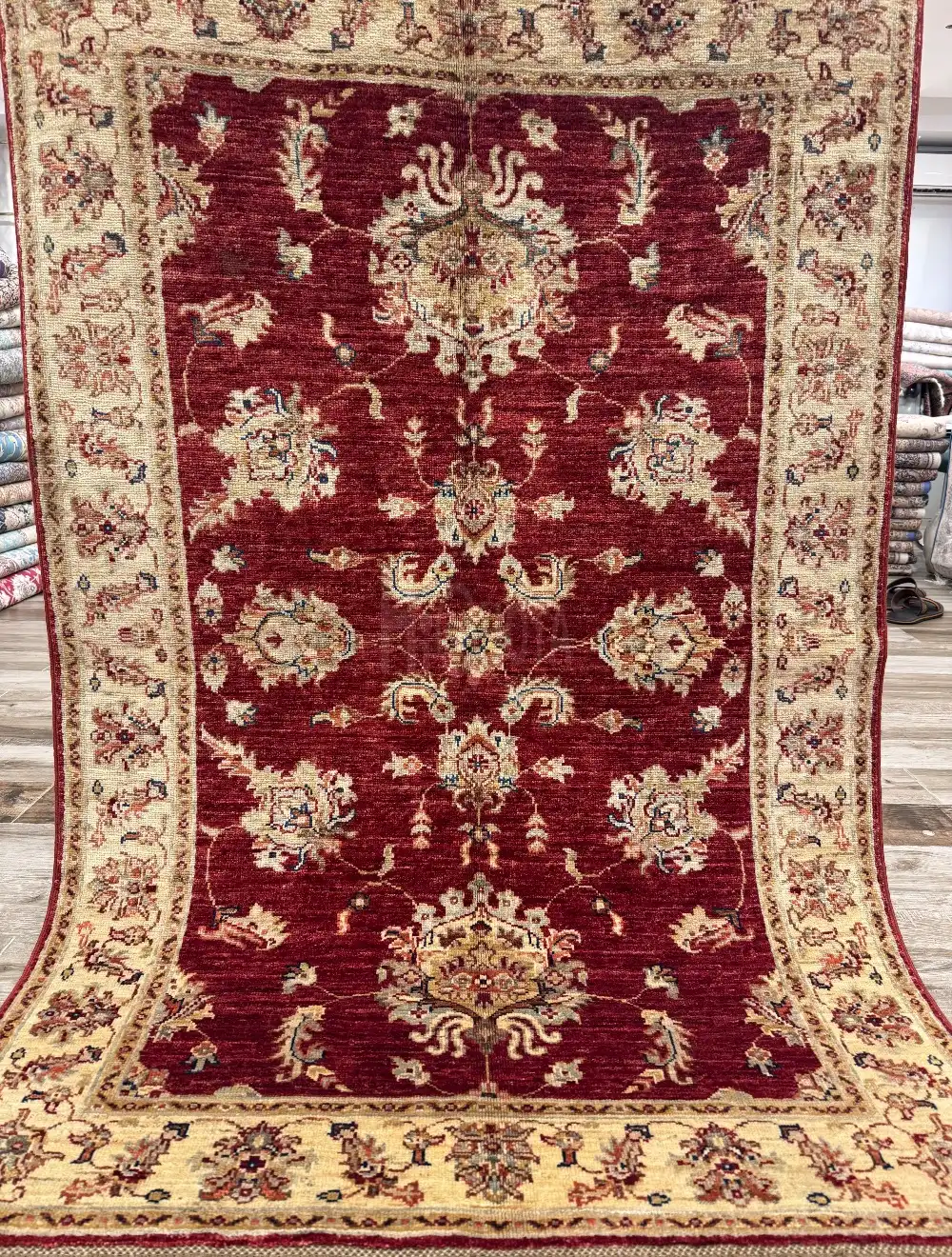 Handmade Afghani premium Quality traditional design carpet