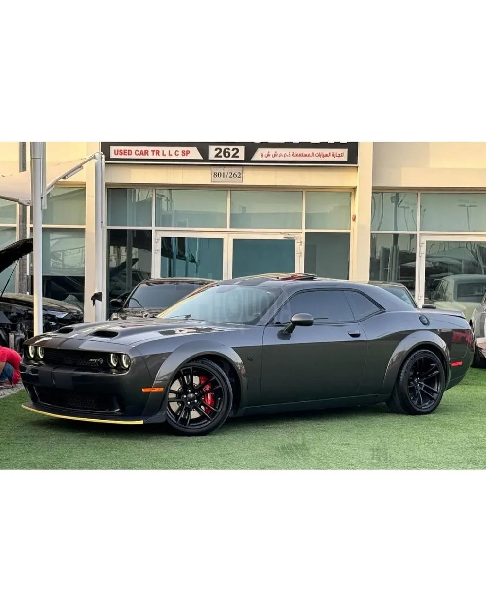 DODGE CHALLENGER HELLCAT REDEYE SRT 2020 WIDEBODY ORIGINAL GCC FULL OPTION ( 797HP ) Service history Under warranty Last call for sale on HiQuota