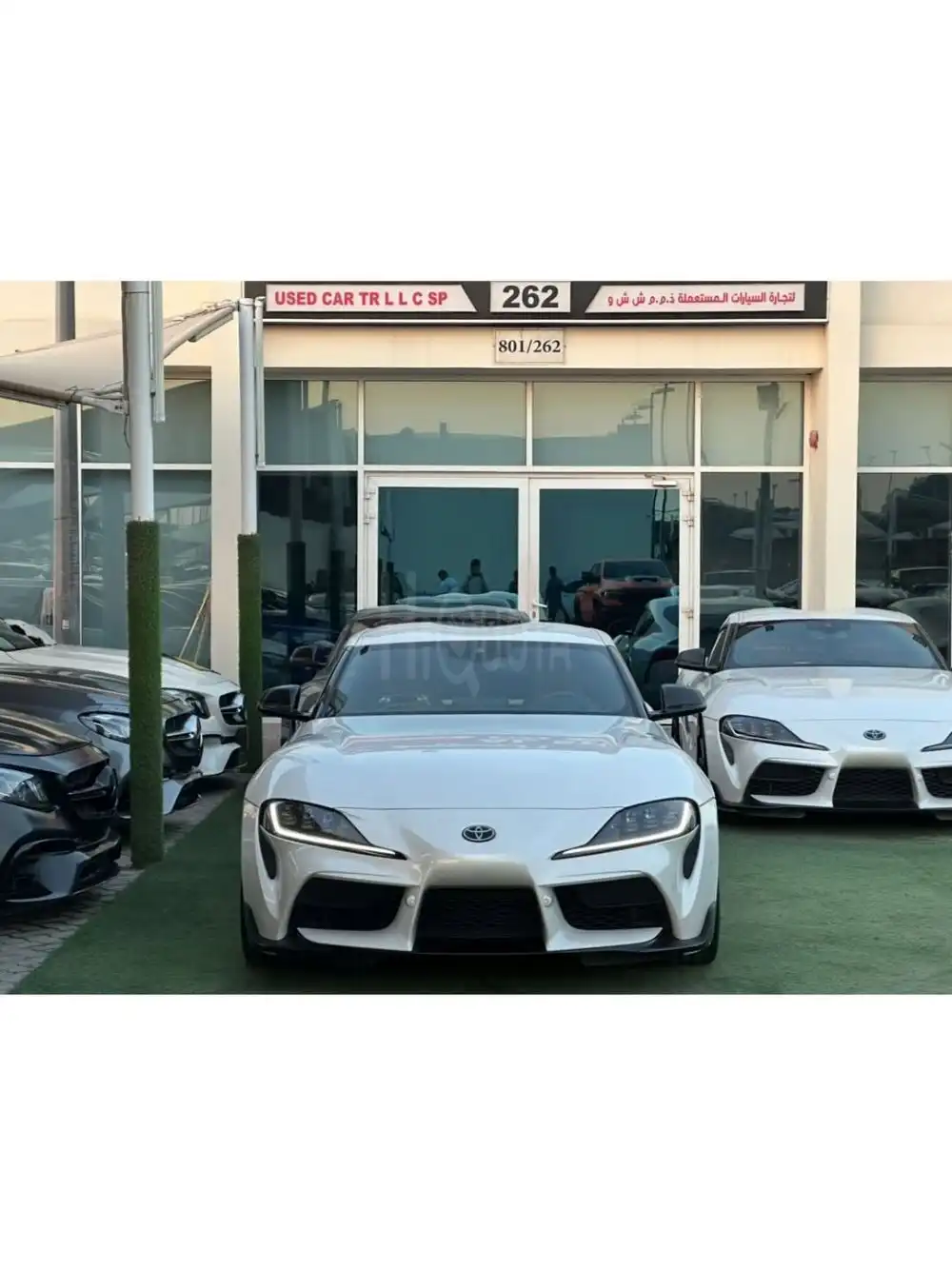 TOYOTA SUPRA GR GCC 2020 Full Service History ( Al Futtaim ) Original Paint Zero Accidents Low Mileage V6 full option full Carbon Fiber
