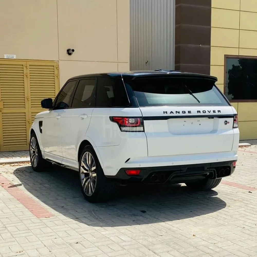 Range Rover Sport SVR Supercharged 8 cylinder GCC Full option + leather upholstery for sale on HiQuota