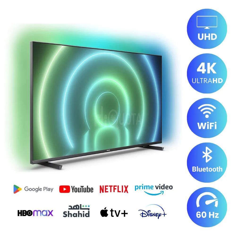 Philips 50" Android Smart TV - 4K - Ambilight - 1 Year Warranty